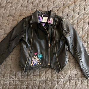 Disney Descendants 3 Black Faux Leather Jacket